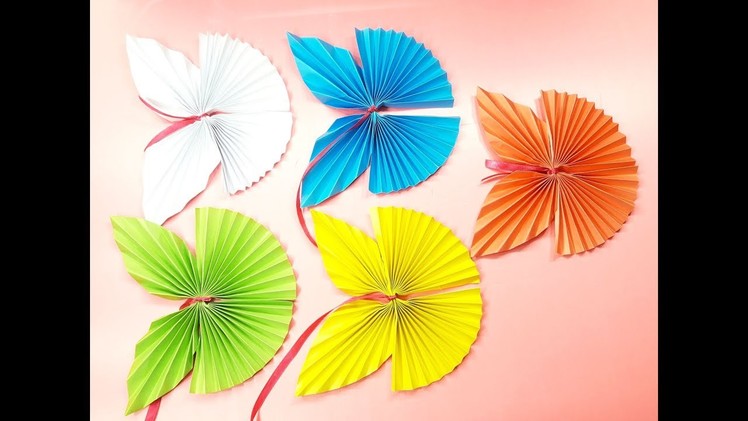 Origami butterfly :  How to make a paper butterfly- Easy origami butterflies for beginners making