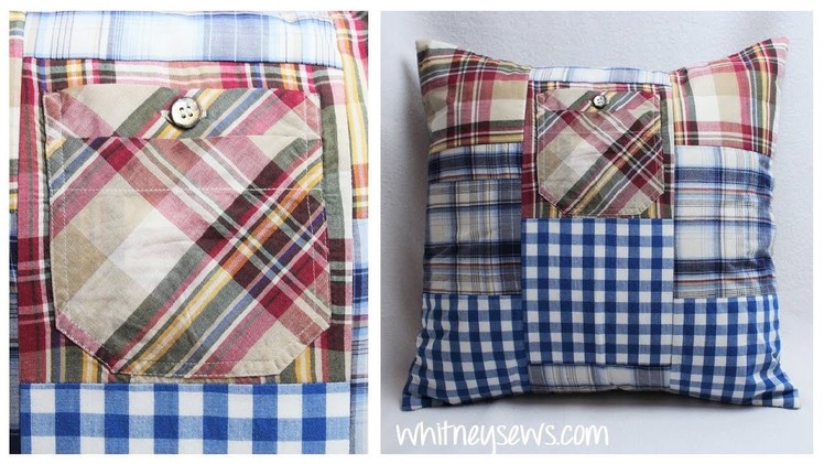 Patchwork Pillow Sham - Sewing How to | Whitney Sews