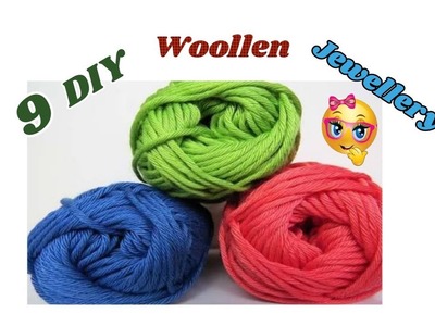 9 DIY woollen jewellery ideas | Making of jewellery with wool