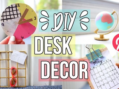 DIY AG DESK DECOR! | American Girl Doll Desk Decor Pinterest Inspired!