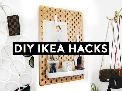 DIY IKEA HACKS! Affordable + Simple Organization! 10 Room Decor Ideas! (2018) | Nastazsa