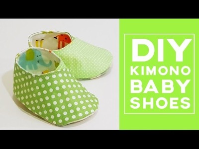 Diy Kimono Baby Shoes | Free template download | 和服式婴儿鞋制作分享 ❤❤
