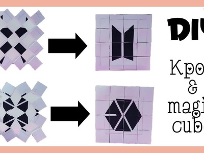 DIY _ Kpop & Magic Cube ( EXO & BTS )