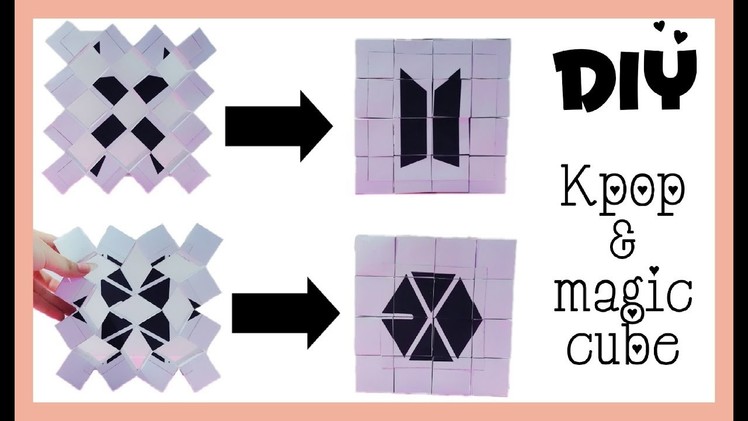 DIY _ Kpop & Magic Cube ( EXO & BTS )