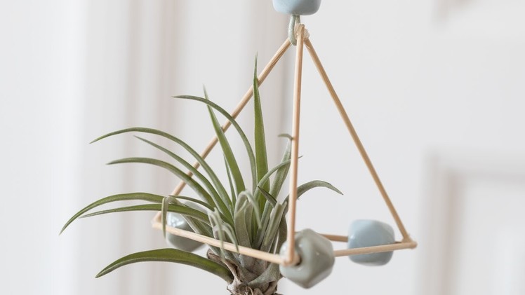 DIY : Make air plant ornaments by Søstrene Grene