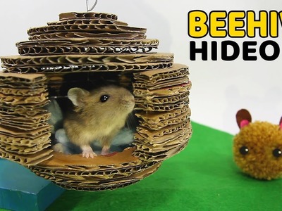 DIY Making Beehive Hamster House From Cardboard