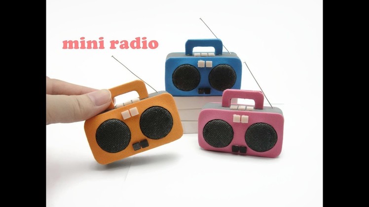 DIY Miniature Doll Mini Radio