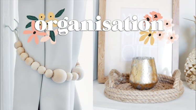 DIY Organisation for the New House | Bedroom Organisation Ideas 2018