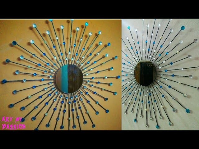 Diy Sunburst Mirror Wall Hanging How To Make
