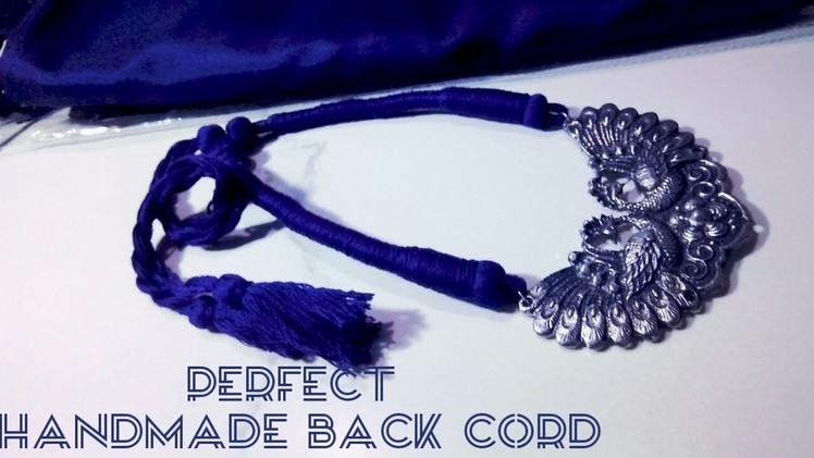 Handmade cotton thread dori for necklace|| Necklace back rope || periwinkle TV