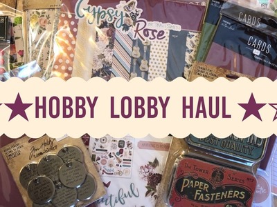 Hobby Lobby Haul ☆ New Paper & more!