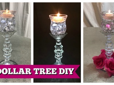 NEW DIY SERIES ANNOUNCEMENT $4 DOLLAR TREE  CANDLE HOLDER