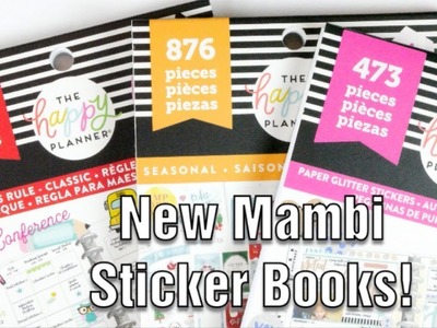 NEW Happy Planner Sticker Books | Seasonal | Teachers Rule | Paper Glitter