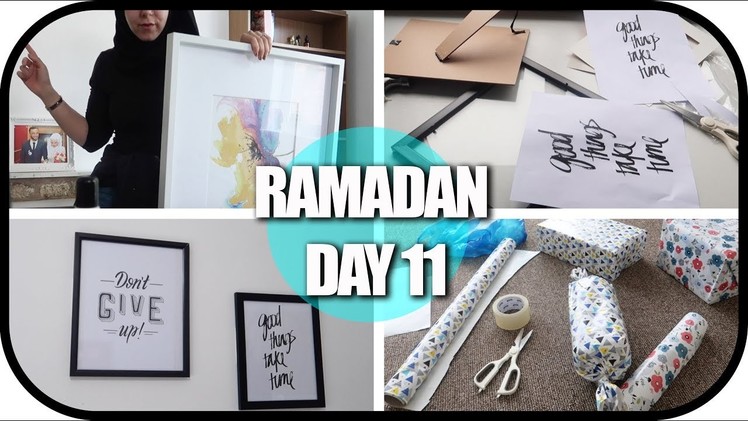 RAMADAN DAY11: EID GIFT WRAPPING & DIY'S!  | Amina Chebbi