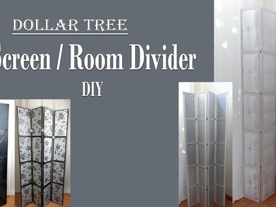 Screen. Room Divider 6ft. Dollar Tree DIY. Movable Partition