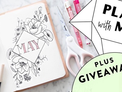 2018 MAY Bullet Journal Update + GIVEAWAY! | Plan with Me MAY Bujo Flip Through | Miss Louie