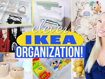 22 Clever IKEA Organization Ideas!
