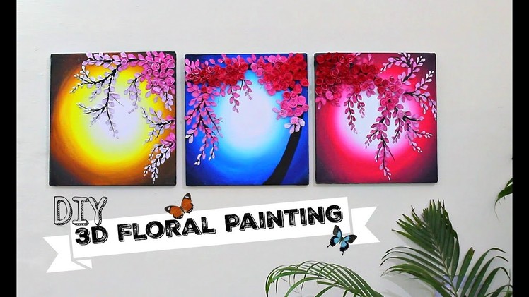 3D Floral Painting For Wall Decor.Shilpkar Art