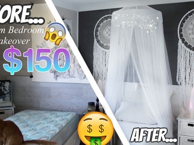Boho Bedroom Makeover $ Budget Hacks & Ideas