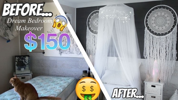 Boho Bedroom Makeover $ Budget Hacks & Ideas