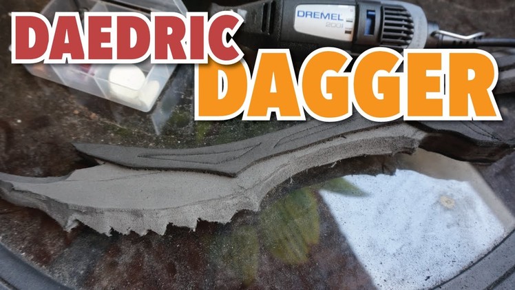 Building A Skyrim Weapon Out of EVA Foam | Daedric Dagger Build, #3