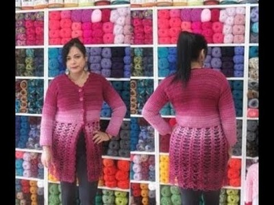 Crochet cardigan facil