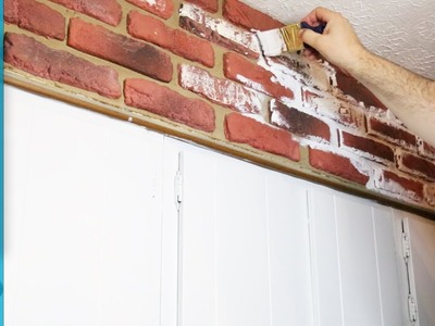 Dear hometalk: how can I brighten up my old, dated brick wall?