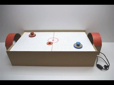 DIY Air Hockey Desktop Game from Cardboard