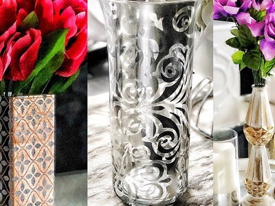 DIY Dollar Tree Decorative Vases - Easy & Pretty!