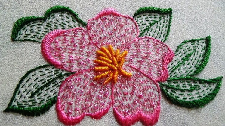 Hand Embroidery: Running Stitch