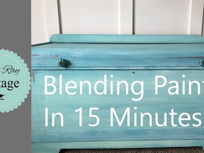 How To Do A Blended Paint Finish In 15 Minutes!