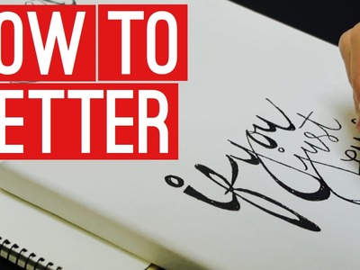 How to Letter | Canvas and Sharpie