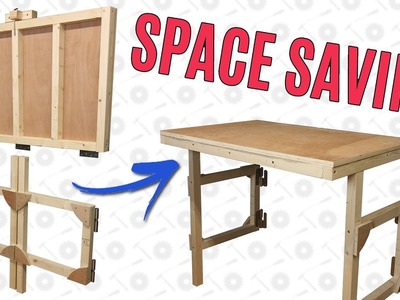 Making a Fold Down Table to Save Workshop Space