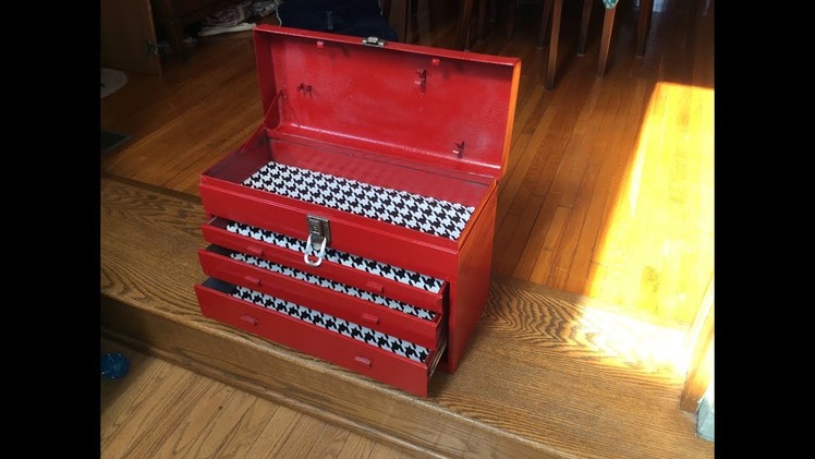 Thrift Store Vintage Tool Chest  Makeover Part 2