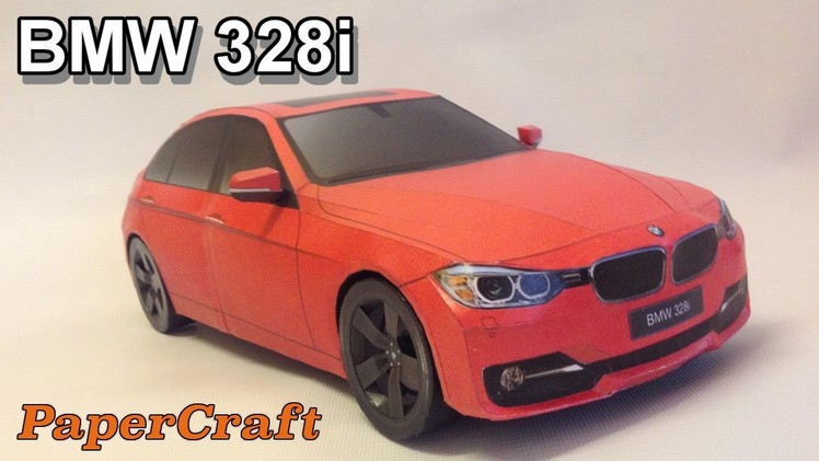 BMW 328i PaperCraft