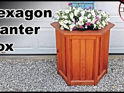 Build a Planter Box | Hexagon & Treated Wood