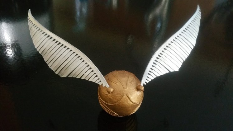 Building a Golden Snitch out of Paper (Harry Potter)