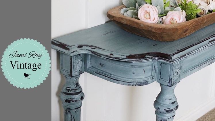 Chippy Milk Paint | When To Wet Distress and Wax