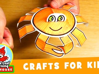 Crab Craft for Kids | Maple Leaf Learning Playhouse