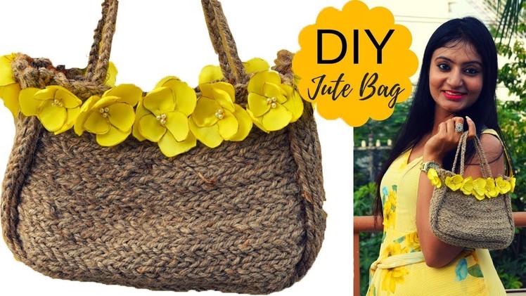 DIY Jute Bags Making at Home | Live Creative