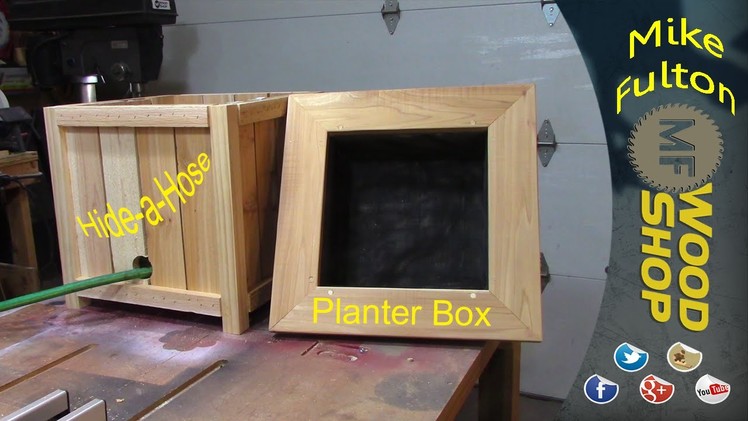 Hide-a-Hose Planter Box