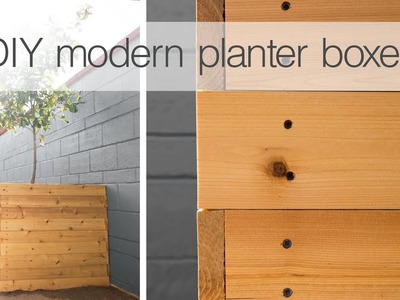 How To Build a Planter Box | Easy DIY Woodworking Project