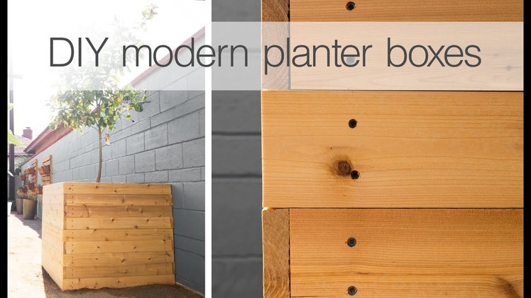 How To Build a Planter Box | Easy DIY Woodworking Project