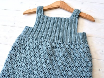 How to crochet a sweet baby. children's dress - the Mia dress