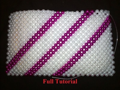 How to Make beads Bag Full Tutorial. Putir Bag. Putir Purse. পুতির ব্যাগ তৈরি