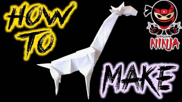 How to make: Origami Giraffe