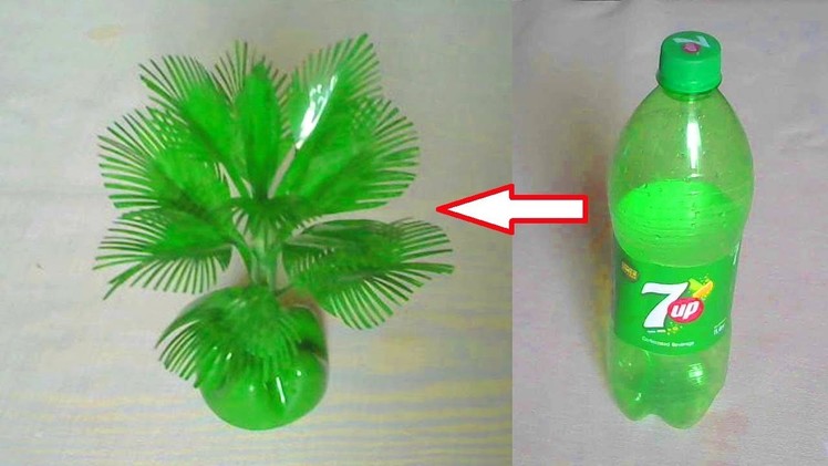 Make Wonderful Plum Tree with Plastic Bottle || প্লাস্টিক বোতল দিয়ে চমৎকার তালগাছ বানানো শিখুন ।