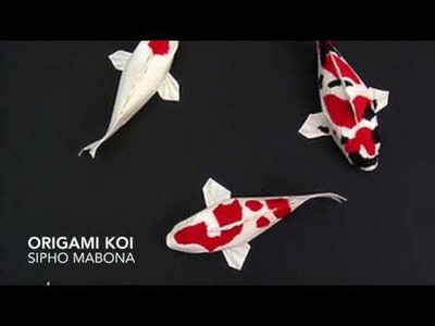 Origami koi fish by Sipho Mabona