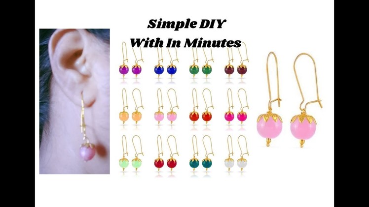 Simple and easy making | Earrings with in minutes