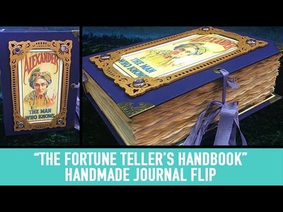 The Fortune Teller's Handbook Handmade Journal Flip